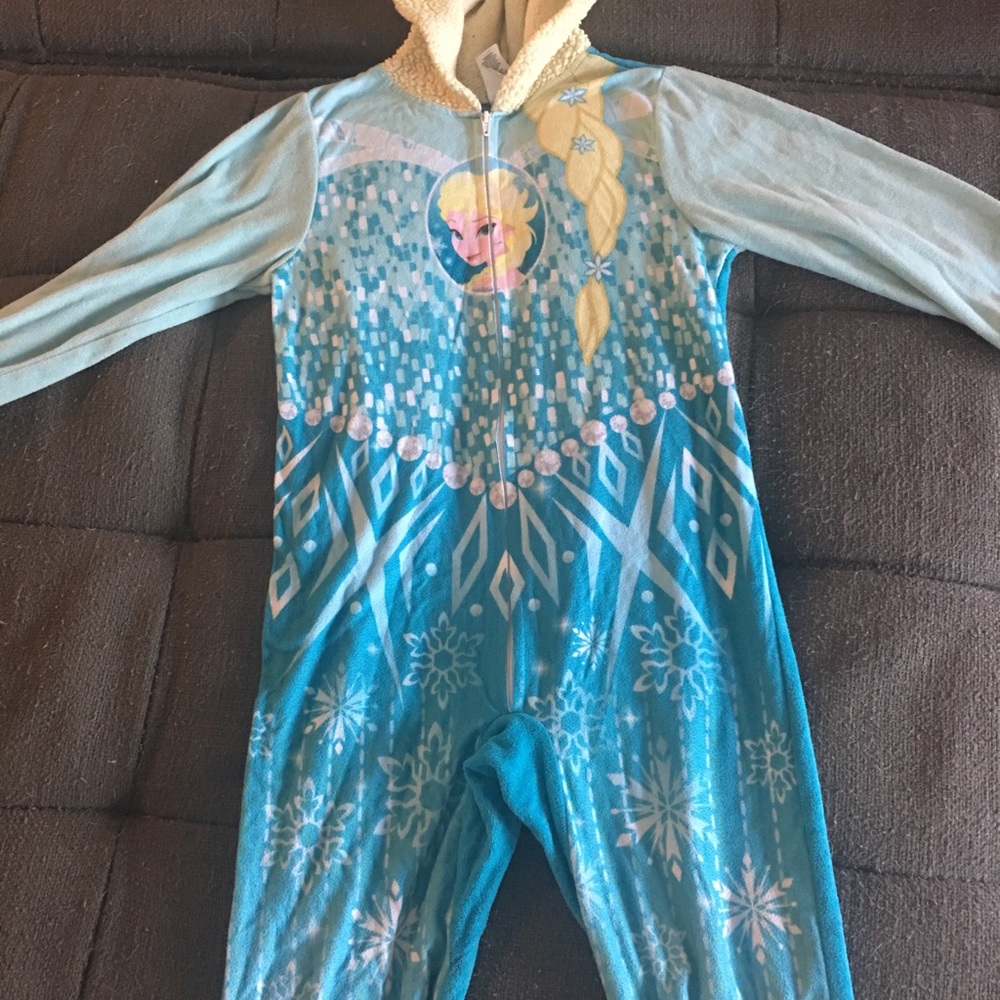 Frozen onesie PJs w hoodie